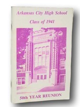 Rare  Arkansas City Kansas High School Class 1941 50thReunion - £118.95 GBP
