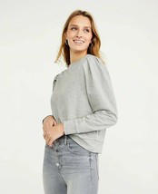 Ann Taylor Puff Sleeve Sweatshirt, Gray, size XL, NWT - £43.73 GBP