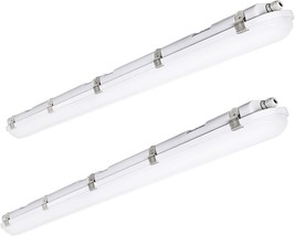 4Ft Led Vapor Tight Light Fixture, 60W-50W-40W Power Selectable 5000K,, ... - £88.83 GBP