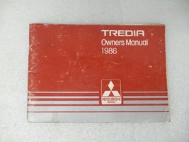 1986 Mitsubishi Tredia Owners Manual 17184 - $13.85