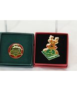 Hallmark Keepsake Ornament Club Pin 1991 and Charter Member Club Pin 1996 - €4,41 EUR