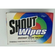 SC Johnson Shout Wipes Instant Stain Treater Towelettes Movie Prop Vinta... - $180.99 MXN