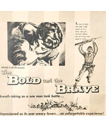 1956 The Bold &amp; The Brave Movie Advertisement Wendell Corey Mickey Roone... - €26,12 EUR