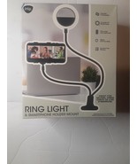 iHip Ring Light &amp; Smartphone Holder Mount for Video Calls, Skype, Zoom, ... - $271.55 MXN