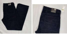 NWT Gap Denim Washed Cords Straight Fit Mens 36&quot; x 34&quot; Navy blue - $40.05