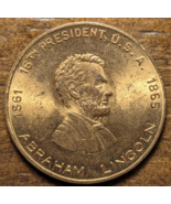 1861-1865 Abraham Lincoln &quot;The Great Emancipator&quot; 16th President Coin Token - £6.65 GBP