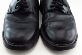 Kenneth Cole Reaction Derby Oxfords Black Leather Men Shoes Size 9.5 Medium - $39.19