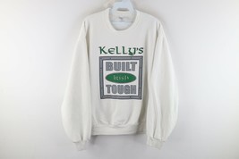 Vintage Mens Medium Kelly&#39;s Irish Pub Built Irish Tough Spell Out Sweatshirt - £33.28 GBP