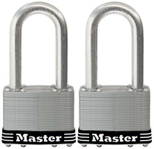 Master Lock Padlock, Laminated Stainless Steel Lock, 2-1/2 in. Wide, 5SSTLJ. - £26.61 GBP