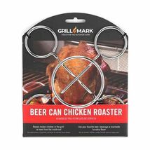 Grill Mark Steel Beer Can Poultry Roaster 6 in. L X 6 in. W - $11.95