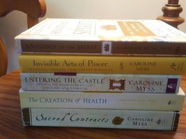 Lot of Caroline Myss Books 5 Titles - $56.99