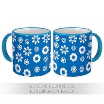 Daisy Flower : Gift Mug Seamless Pattern Floral Room Decor Decals Garden Kitchen - £12.66 GBP