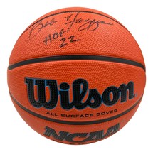 Bob Huggins Ouest Virginia Signé Wilson NCAA Elevate Basketball Hof 22 J... - £129.36 GBP