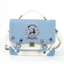 Alice in Wonderland Lolita Handbag Women&#39;s Shoulder PU Bag Japanese Cute Embroid - £72.46 GBP