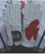 Classic Golf  Glove  Left Hand Red White Only Ladies   Free Masters Ball... - $312.62 MXN