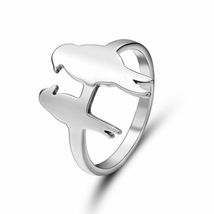 Women Jewellery Leaf Finger Ring  Size 5 - Little Bird - £5.50 GBP