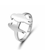 Women Jewellery Leaf Finger Ring  Size 5 - Little Bird - $7.00