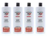 NIOXIN System 4  Shampoo 33.8 oz / 1 liter (Pack of 4) - £72.67 GBP
