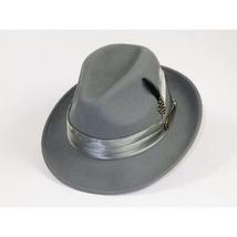 Bruno Capelo Hat Australian Wool Crushable Fedora Giovani UN130 Gft.Gray image 7