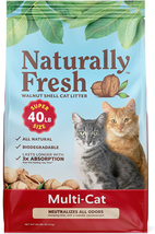 Naturally Fresh Cat Litter - Walnut, 40 Lb (25001) - £38.84 GBP