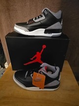 Nike Air Jordan 3 Retro Black Cement Reimagined Size 7  - $280.49