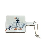 Vintage Ceramic Decoration, Geese Cutting Board Pot Trivet Goose Country... - $15.19