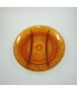 Tiara Exclusive Amber Glass Platter Relish Plate &amp; Egg Serving Platters ... - £31.45 GBP