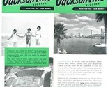 Jacksonville Florida Tourist Brochure Pictorial 1950&#39;s Sights &amp; Attractions - $17.82