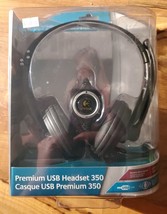 Logitech Premium USB 350 Skype Certified Headset Noise Canceling Microphone - $36.62