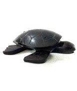 Hand Carved Dark Ironwood Sea Turtle Sculpture 4.5” Long  - $27.27 CAD