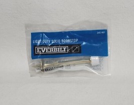 Everbilt Light Duty Solid Doorstop Bright Brass Finish-245461 - £5.75 GBP