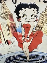 Vintage Betty Boop Tin Embossed 1996 Wall Art Cool Breeze 12”x14.75” - £9.46 GBP