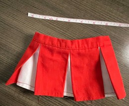 Vintage Baby Doll Mini Skirt Red and White - £4.66 GBP