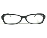 Salvatore Ferragamo 2611 515 Brille Rahmen Schwarz Weiß Rund 53-15-135 - £40.33 GBP