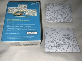 Bob Ross By The Numbers Mini Paint Set Kit By Bob Ross Plus Two Extra Ca... - $9.89