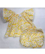 Doll Outfit Spring top &amp; Bloomers Yellow Daisies Fits American Girl &amp; 18... - $9.87