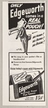 1950 Print Ad Edgeworth Finest Pipe Tobacco Man Plays Violin Cartoon - £7.92 GBP