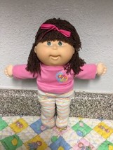 Vintage Cabbage Patch Kid (First Edition) Hasbro 1989-90 Brown Hair Green Eyes - £106.15 GBP