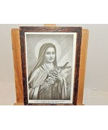 Antique Vtg. 1923 Saint Teresa (Therese) of the Child Jesus (framed prin... - £30.97 GBP