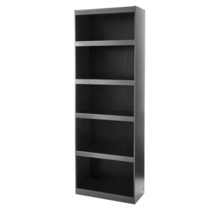 71&quot; Tall Functional Framed 5-Shelf Bookcase Stylish Wide Storage Bookshelf - £44.34 GBP