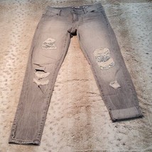 Juicy Couture Gray Skinny Sequin Embellished Jeans Size S - £23.27 GBP