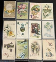 Antique Easter Postcards From 1900s  Lot 12 Various Posted &amp; Unposted - £7.28 GBP