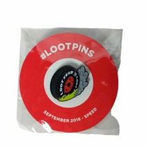 Loot Crate Lootpins Loot Year Tire Pin September 2016 Speed Brand New - £12.46 GBP