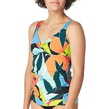MSRP $74 Anne Cole Women&#39;s Standard Underwire Tankini Size 36 D/ 34DD (STAINED) - £8.91 GBP