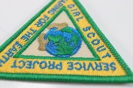 Vintage Girl Scout Service Project EARTH Boy Scouts America BSA Camp Patch - £9.18 GBP