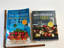 2 Cookbooks M Ozner Complete Mediterran EAN Diet + Sonoma The Mediterranean Table - £33.01 GBP