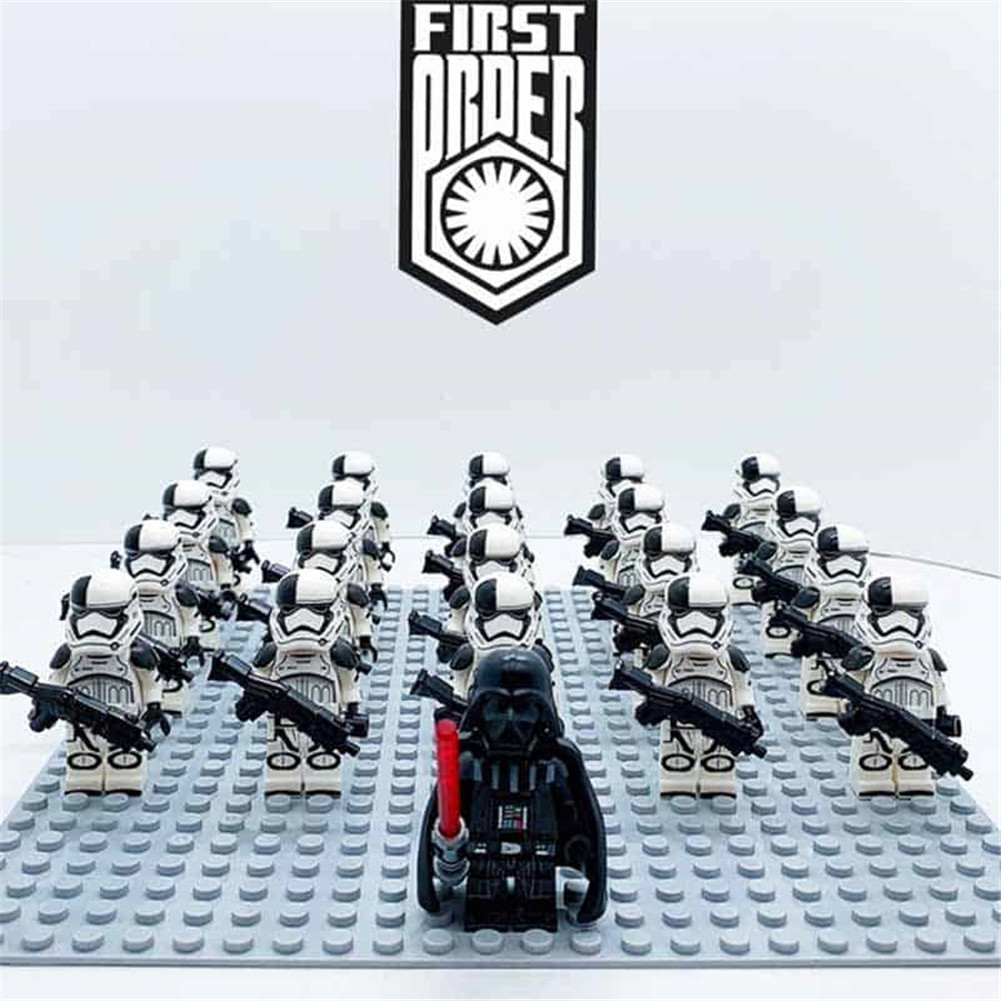 21pcs Star Wars Mandalorian Darth Vader Armored Executioner Troopers Minifigures