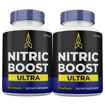 Nitric Boost Blood Flow Support Capsules Extra Strength Supplement 2 Pack - $1,045.54 MXN