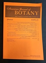 American Journal of BOTANY Official Publication December 1990 Volume 77 No 12 - £23.36 GBP