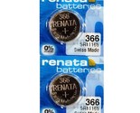 Renata 366 SR1116SW Batteries - 1.55V Silver Oxide 366 Watch Battery (10... - £4.77 GBP+